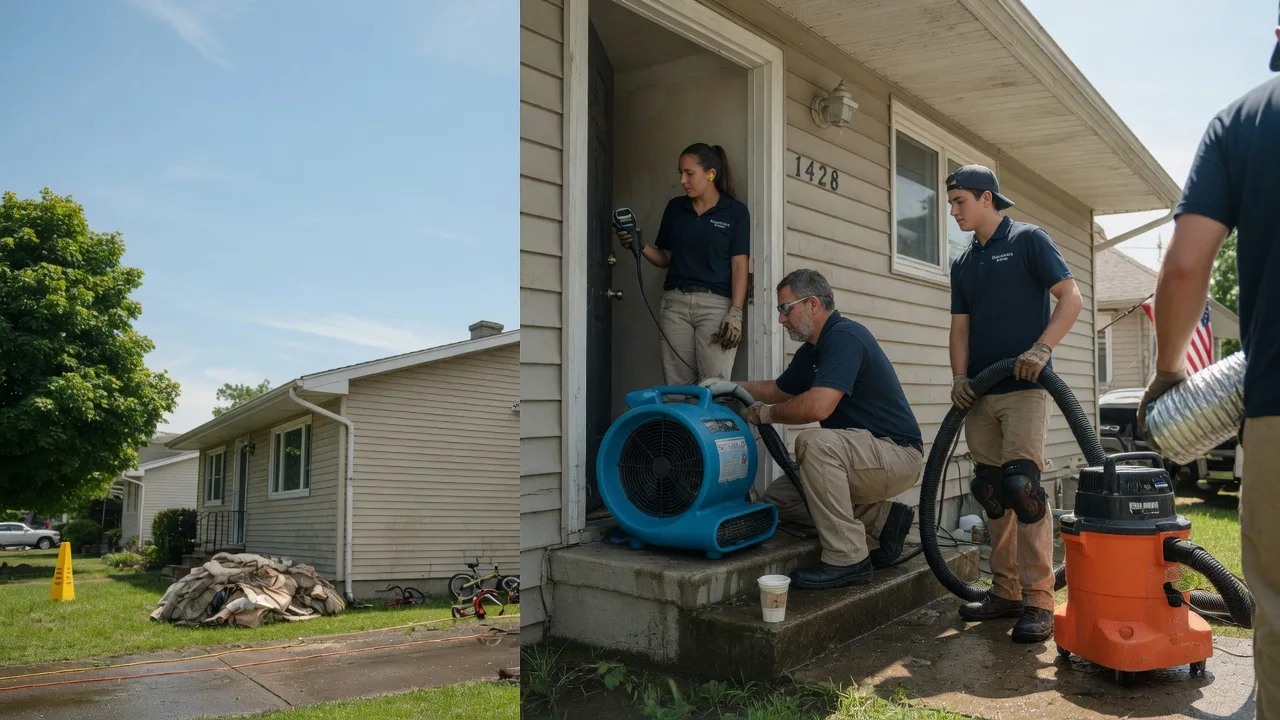 Water Damage Restoration in State Line, IN near me